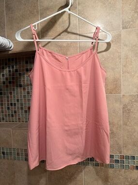 Light Pink Adjustable-Strap Sleep Chemise